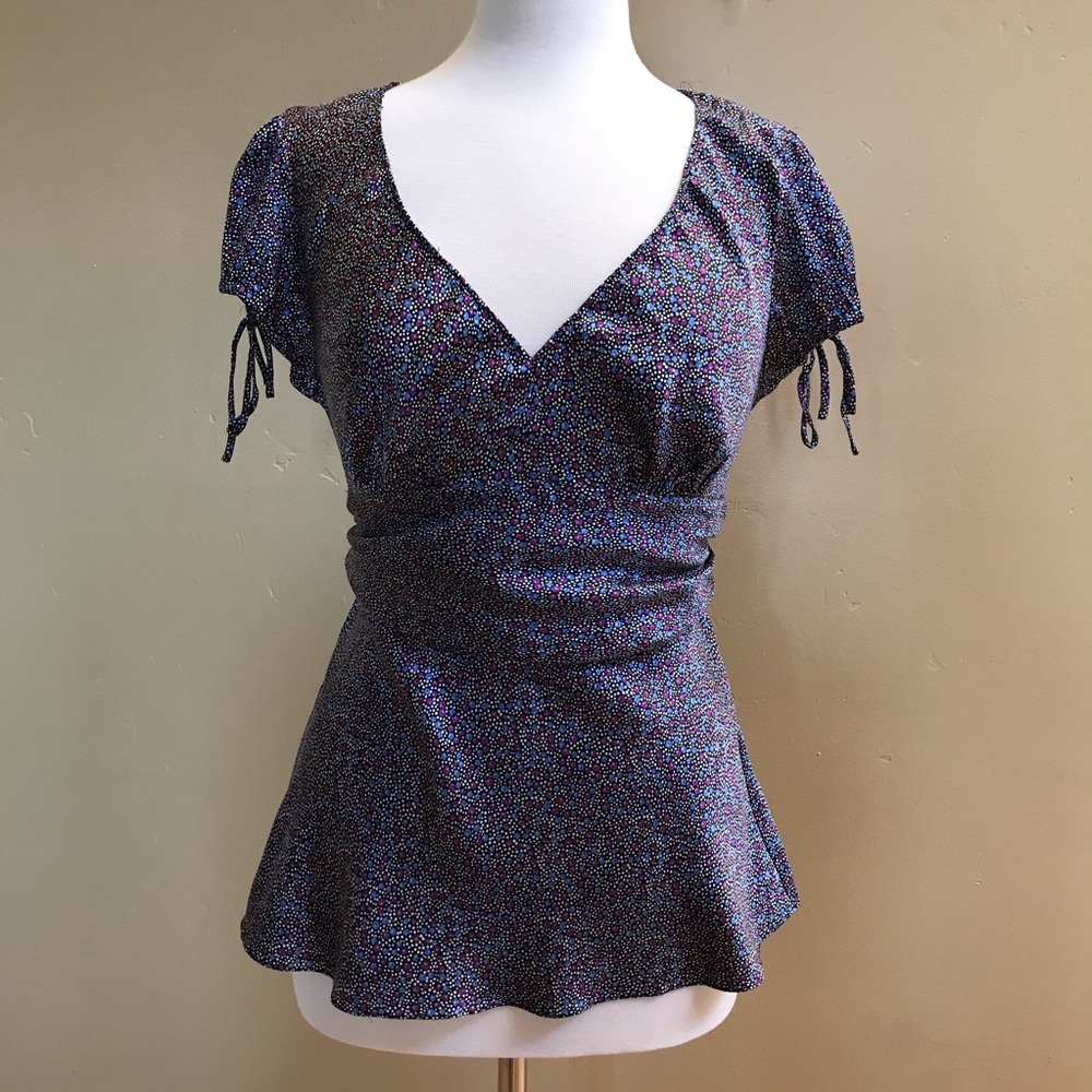 Express Design Studio Silk Top Size L